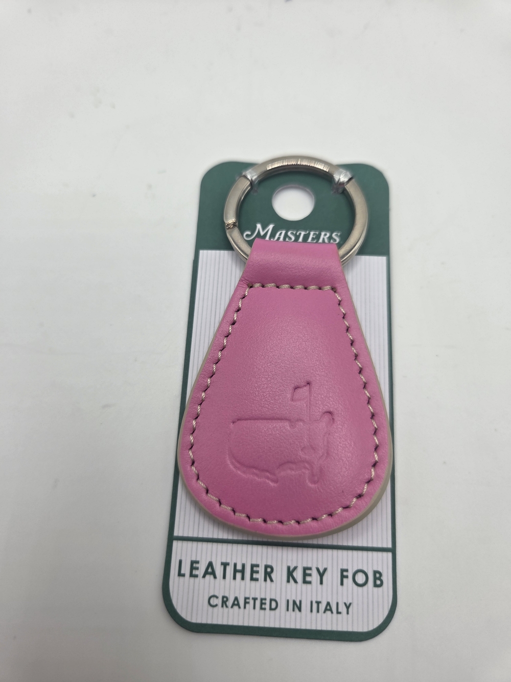Masters Pink Leather Key Fob
